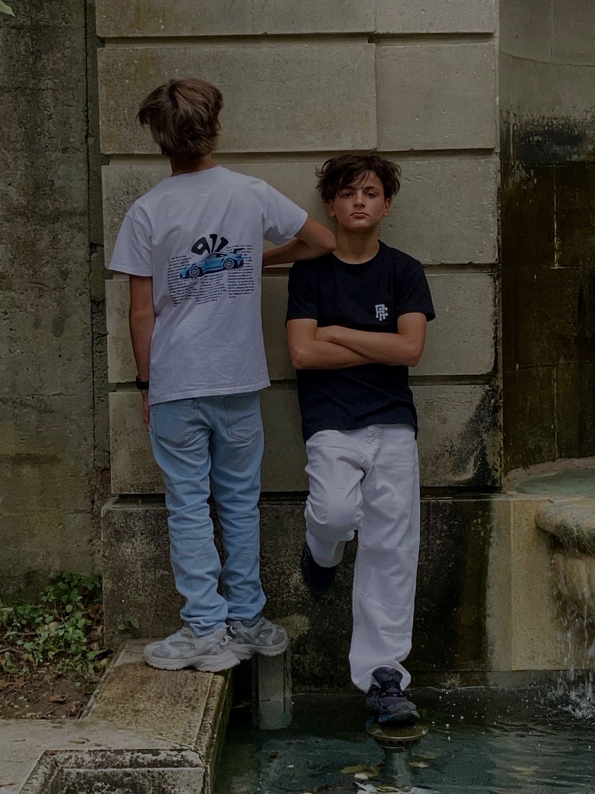 T-shirt Facy blanc - Design Porsche