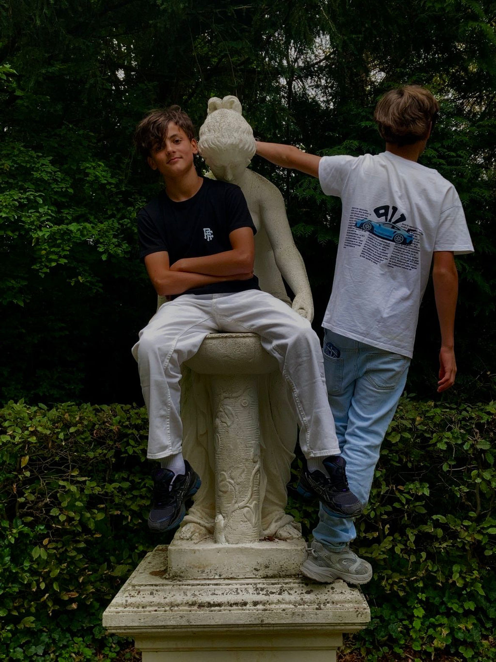 T-shirt Facy blanc - Design Porsche