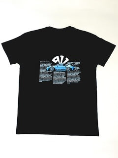 T-Shirt Facy noir - Design Porsche